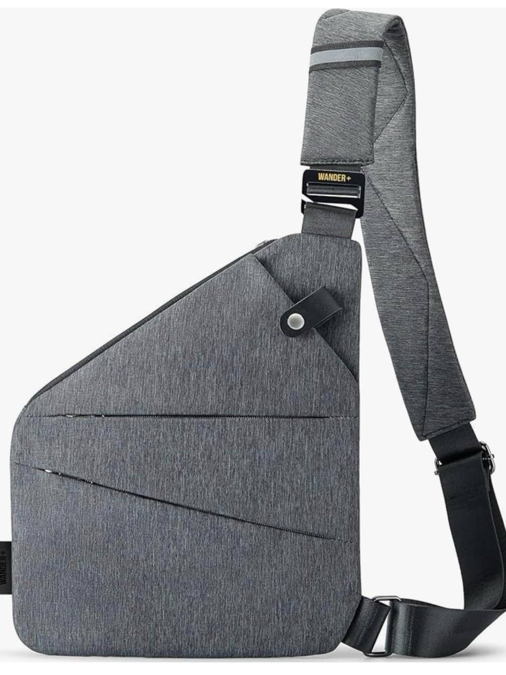 Wander Men’s Gray Sling Belt Bag